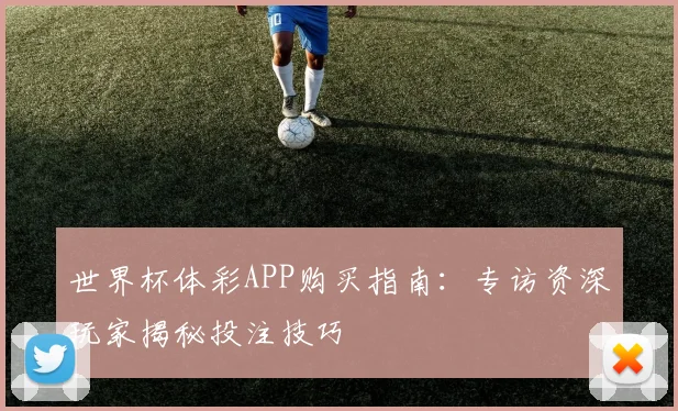 世界杯体彩APP购买指南：专访资深玩家揭秘投注技巧